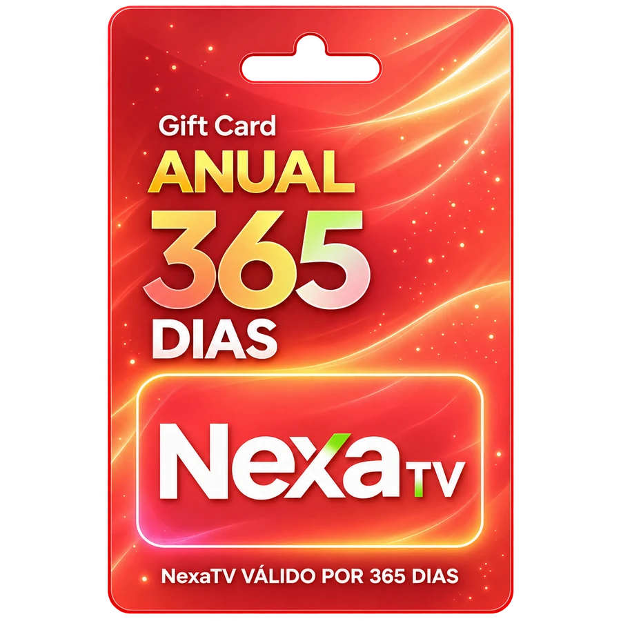 Recarga NexaTV Anual, 365 dias