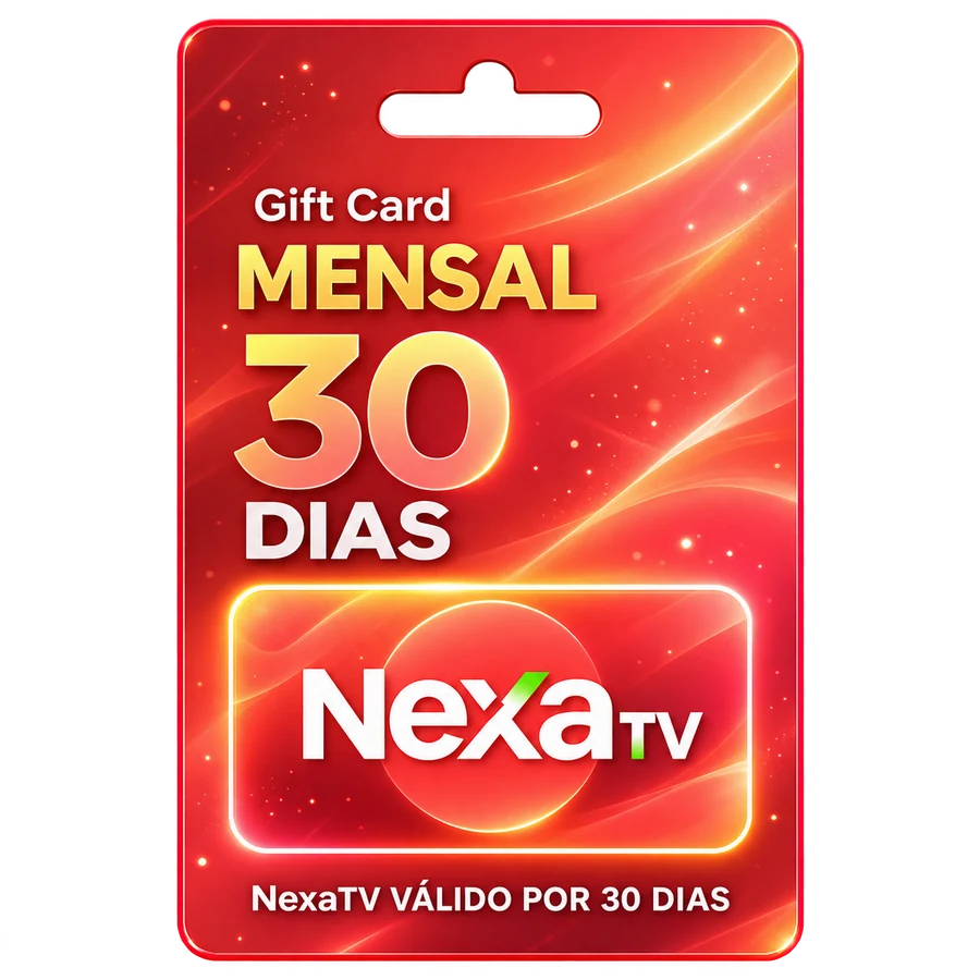 Recarga NexaTV Mensal, 30 dias